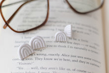 Load image into Gallery viewer, Clay Rainbow Earrings - Concrete