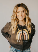 Load image into Gallery viewer, Rainbow - Bau Co. OG Cropped Hoodie - Adult - Grey