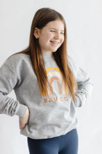 Load image into Gallery viewer, Rainbow - Bau Co. OG - Youth - Light & Dark Grey