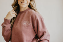Load image into Gallery viewer, Shine Adult Crewneck - Dusty Maroon -
