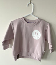 Load image into Gallery viewer, Smiley Crewneck Baby + Toddler - Lavender -

