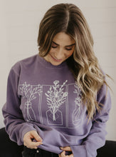 Load image into Gallery viewer, Spring Blossom Adult Crewneck - Lavender -
