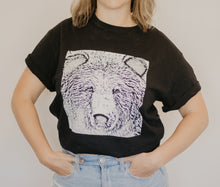 Load image into Gallery viewer, Bear Graphic T-Shirt - Adult - Black

