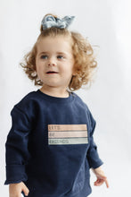 Load image into Gallery viewer, Let&#39;s Be Friends Crewneck - Toddler - Navy
