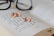 Load image into Gallery viewer, Clay Rainbow Earrings - Coloured
